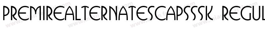 PremireAlternateSCapsSSK Regular字体转换